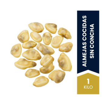Almejas Cocidas Sin Concha – 1 Kg