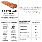 Costillar de Cerdo – 2 kg aprox.